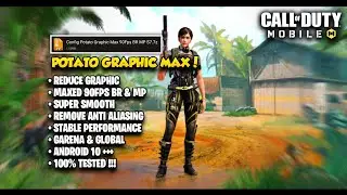 CONFIG POTATO GRAPHIC MAX 90FPS BR/MP | CODM CONFIG SEASON 7