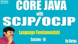 Core Java with OCJP/SCJP: Language Fundamentals Part-10 || Types of Variables :  part-1