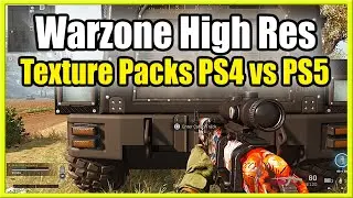 High Resolution Texture Pack Warzone PS4 vs PS5 4k Comparison (Packs 1 to 3)