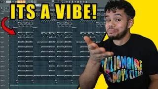 I MADE A VIBE! Making A Beat From Scratch FL Studio 20