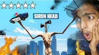 GTA 5 : Playing As SIREN HEAD !! MALAYALAM