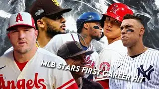 MLB Stars First Career Hit