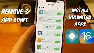 Remove the 3 App Limit on MacDirtyCow! GET UNLIMITED APPS on iOS 16 [AltStore]