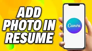 How To Add Photo in Canva Resume (2024) - Quick Fix