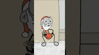 Santa Claus get surprised! 🤣😂 merry Christmas y'all. (best animation memes) 