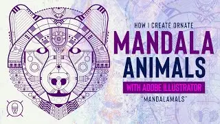 Creating Ornate Mandala Animals in Adobe Illustrator