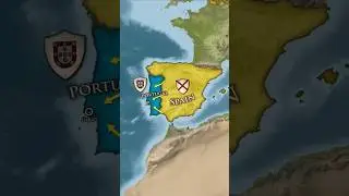 Why wasn't Portugal Conquered by Spain? #shorts #japan #map