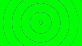 radio waves animation - green screen effect