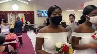 Kyeiwaa white Wedding Ceremony.
