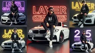 How to FREE Create 3D Name Images with Car using Bing AI