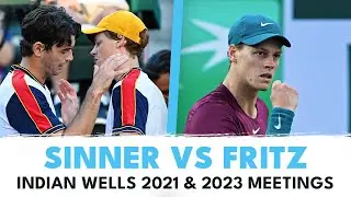 Both Jannik Sinner & Taylor Fritz's Meetings So Far 🔥 | Indian Wells 2021 & 2023 Highlights