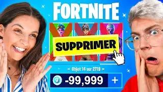 Ma COPINE veut SUPPRIMER mon COMPTE FORTNITE