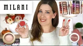 MILANI TRY-ON...NEW DRUGSTORE MAKEUP! // MILANI X OURFA, CHEEK KISS CREAM BLUSH, BAKED HIGHLIGHTERS