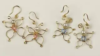 Wire Butterfly Wings Earrings Tutorial