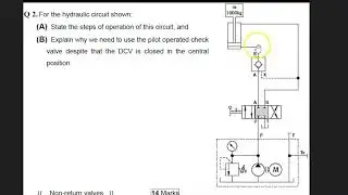 How a Pilot to Open Check Valve Works