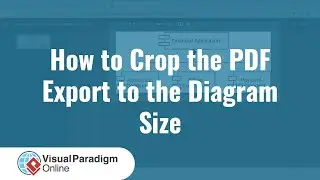 How to Crop the PDF Export to the Diagram Size