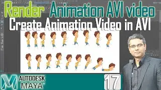How to Render Animation AVI or JPG Frames in Maya | How to Render Animation in Maya | Lesson-17