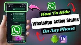 How To Hide WhatsApp Online Active Status When You Online | Turn off WhatsApp Online Status