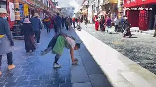 Tibet Lhasa Barkhor Street