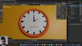Tutorial Membuat Jam Dinding Menggunakan Aplikasi Blender