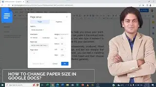 how to change paper size in google docs?