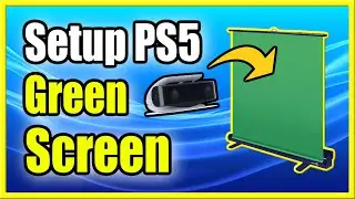 How to Setup Green Screen with PS5 Camera for Live Streams! (Remove Background!)