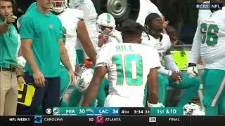 Tua & Tyreek put up video game numbers as Dolphins beat Chargers in final 2 minutes