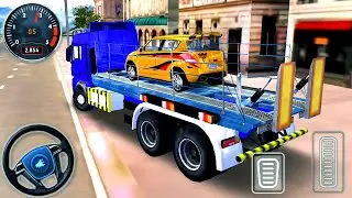 Car Transport Truck Driver Simulator 2023 - Offroad Transporting Trailer Driving - Android GamePlay