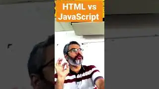 HTML vs JavaScript 
