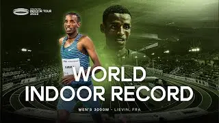 Girma 🇪🇹 breaks world indoor 3000m record | World Indoor Tour 2023