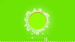 Green screen visualizer template audio music spectrum video VFX artist