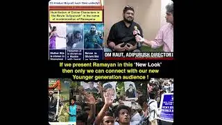 Hindi Director explaining why his movie Adipurush (2023) specially made for North Indian Youths