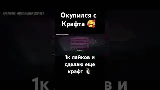 окупился с крафта 