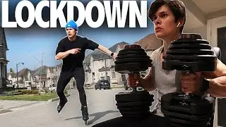 Quarantine Day in the Life VLOG | Home Workout + Healthy Recipes