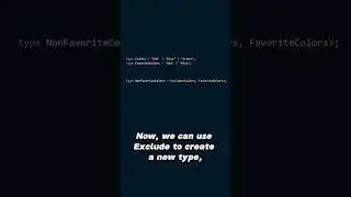 TypeScript Exclude Type 