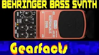 Behringer BSY600 synth pedal with MIDI bassline