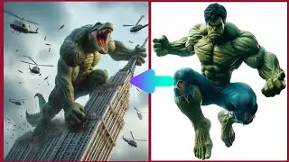 Superhero as crocodile vengers (marvel & dc) spiderman cartoon #marvel #avengers #spiderman