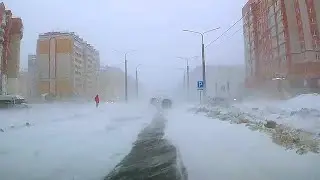 Сильная метель в Йошкар-Оле | Республика Марий Эл