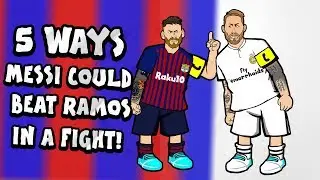 🥊MESSI vs RAMOS: the fight!🥊 (El Clasico 2019 0-1 Highlights)