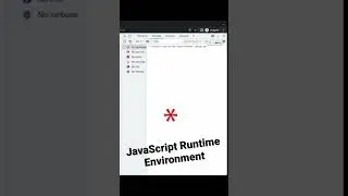 JavaScript Runtime Environment 