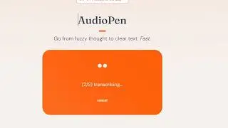 AI for teaching and learning: Audiopen
