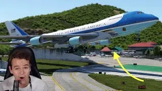 Short Runway Test - FIRST Air Force One 747 For X-Plane