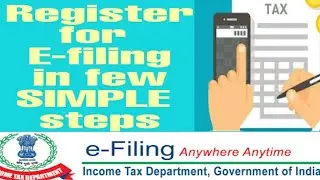 How to register on income tax e filing portal  | First time registration on ITR portal