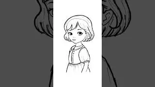 cute girl drawing #girldrawing #ytshorts #trendingshorts