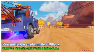 Cars 2 The Video Game | Mater Ivan - Battle Race (Troika Missiles) | Timberline Sprint 4 Laps