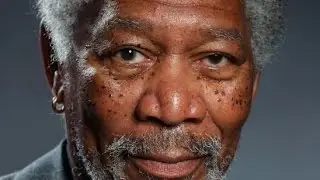 This Portrait of Morgan Freeman Is Actually a Finger Painting Done on an iPad