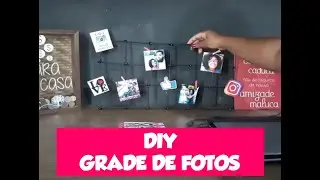 DIY estilo Pinterest - Grade de fotos