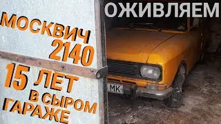 оживляем москвич после 15 лет простоя в гараже