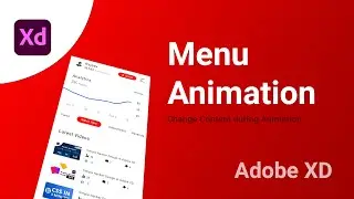 Menu Animation and Change Content Using Adobe XD