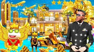 SHICHAN Aeroplane Pilot Become RICH SUPER BILLONAIRE In GTA5 || SumitOP